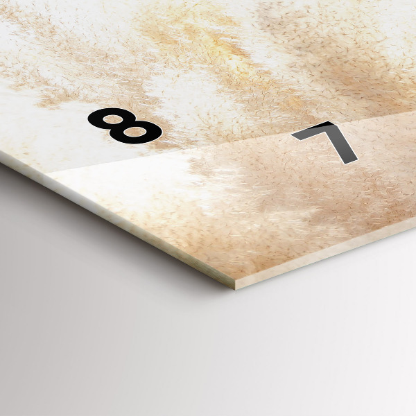 Vízszintes üvegóra Gabona absztrakció