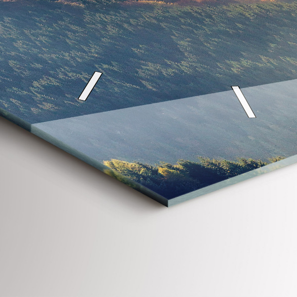 Vízszintes üvegóra Hegyi táj