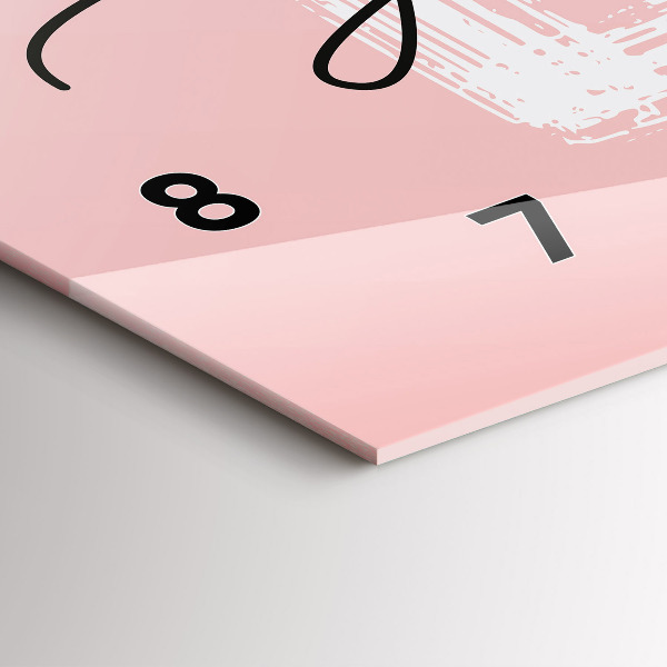 Vízszintes üvegóra Szeresd magad felirat