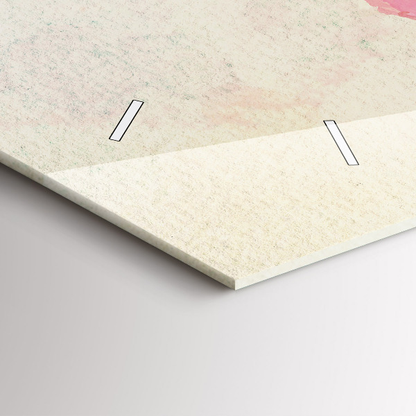 Vízszintes üvegóra Akvarell világtérkép