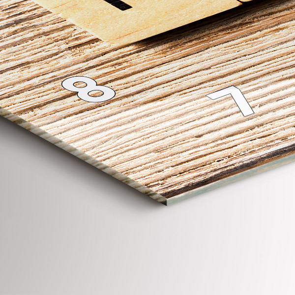 Vízszintes üvegóra A feliratcsalád