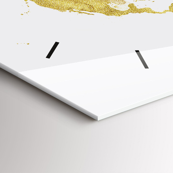 Vízszintes üvegóra Arany világtérkép