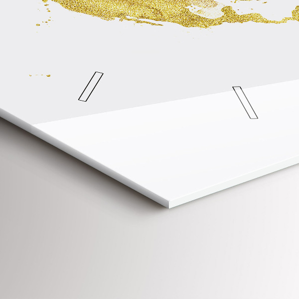 Vízszintes üvegóra Arany világtérkép