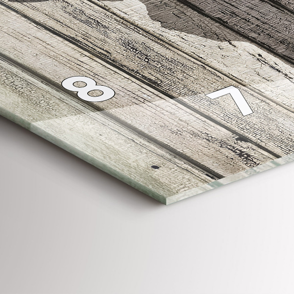 Vízszintes üvegóra Világtérkép táblák