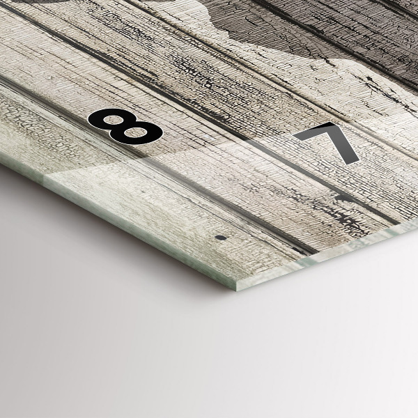 Vízszintes üvegóra Világtérkép táblák