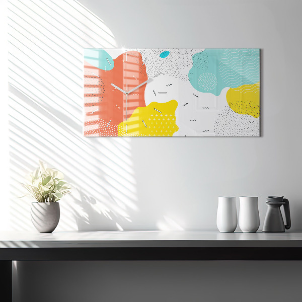 Vízszintes üvegóra POP absztrakció