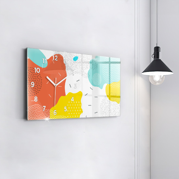 Vízszintes üvegóra POP absztrakció