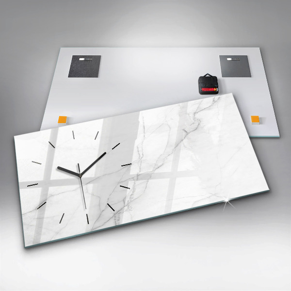 Vízszintes üvegóra Dekoratív márvány