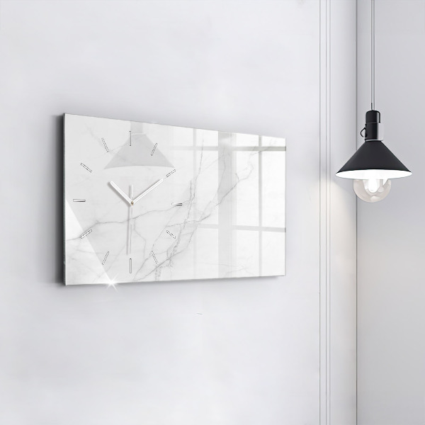 Vízszintes üvegóra Dekoratív márvány