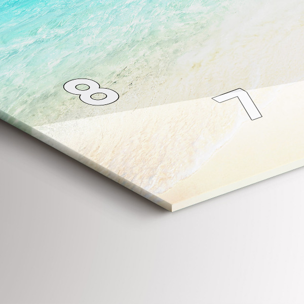 Vízszintes üvegóra Trópusi sziget