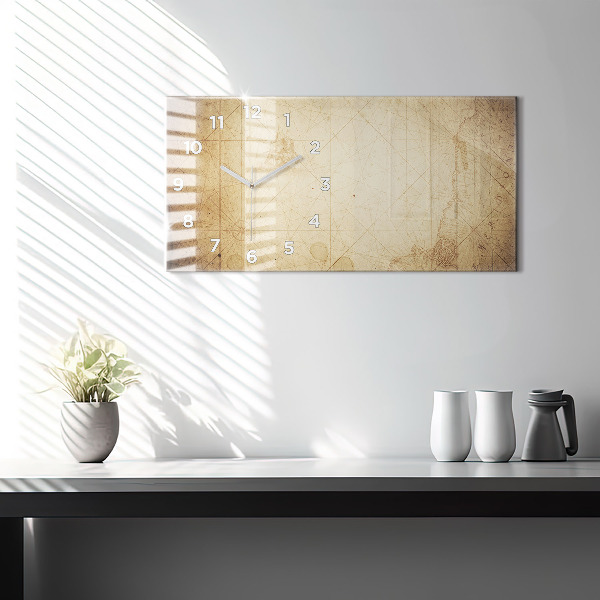 Vízszintes üvegóra Régi világtérkép