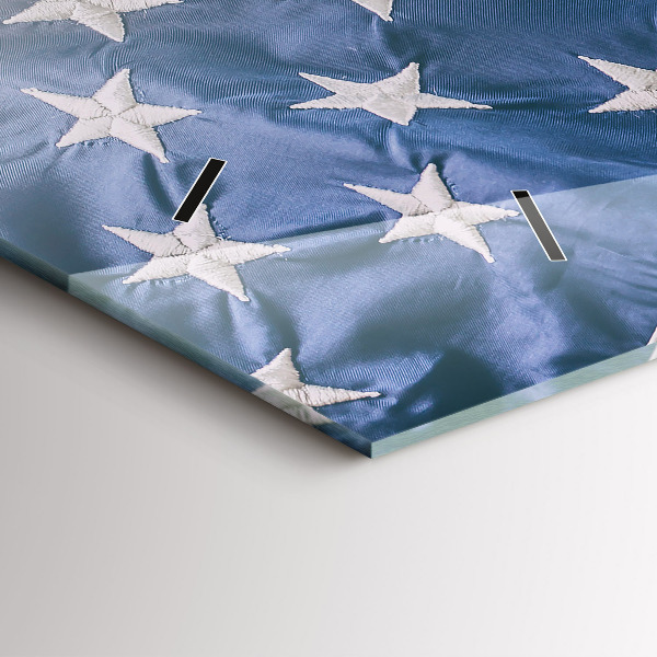 Vízszintes üvegóra amerikai zászló