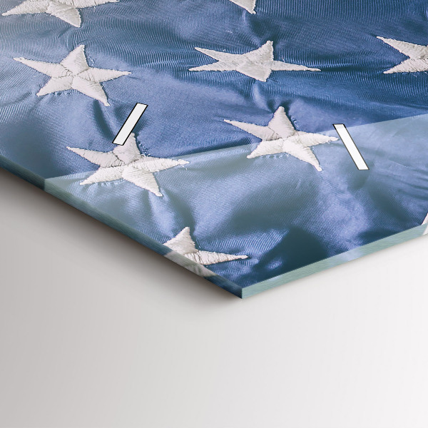 Vízszintes üvegóra amerikai zászló