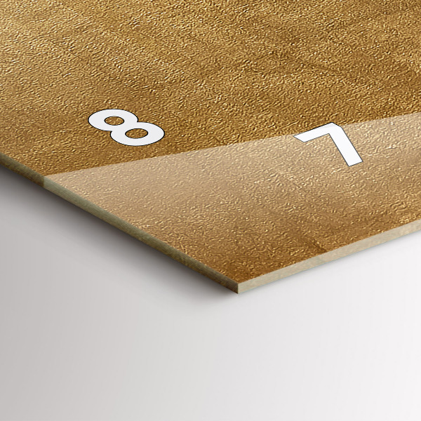 Vízszintes üvegóra Dekoratív vászon