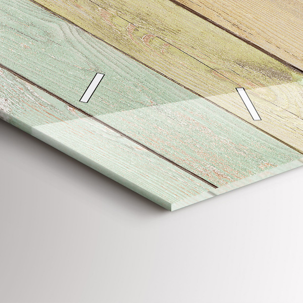 Vízszintes üvegóra Színes táblák