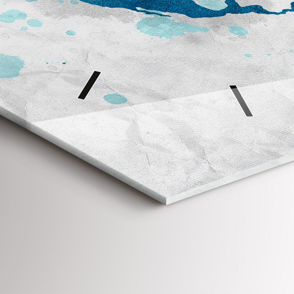 Vízszintes üvegóra Világtérkép