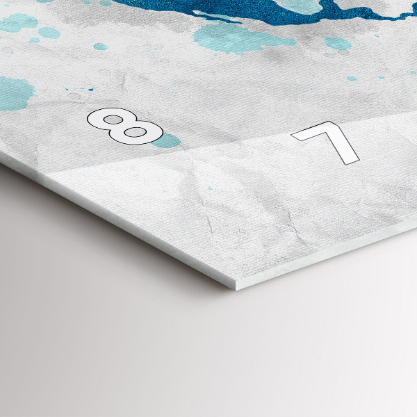 Vízszintes üvegóra Világtérkép