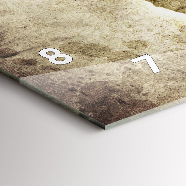 Vízszintes üvegóra Világtérkép