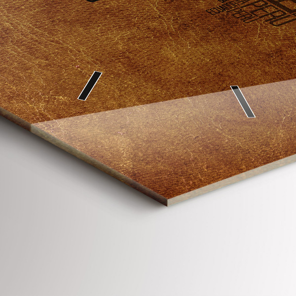 Vízszintes üvegóra Országnevek térképe