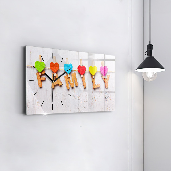 Vízszintes üvegóra A feliratcsalád