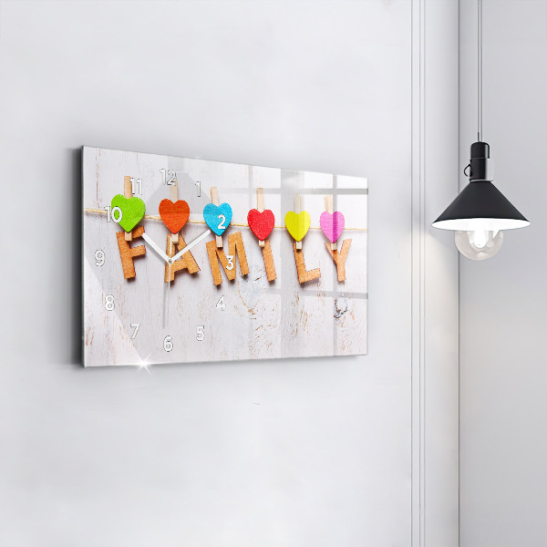 Vízszintes üvegóra A feliratcsalád