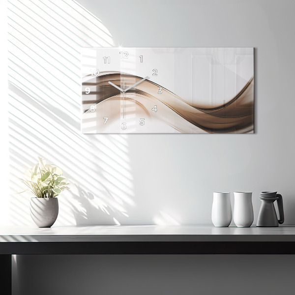 Vízszintes üvegóra Absztrakciós vonal