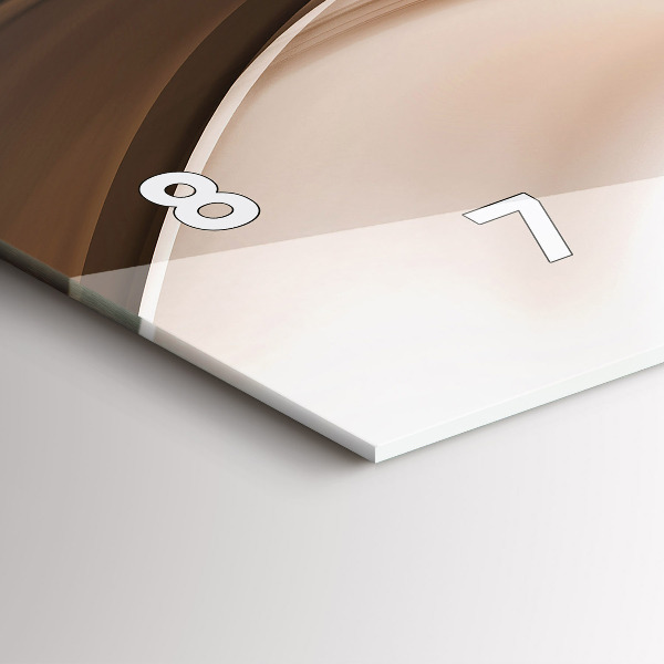 Vízszintes üvegóra Absztrakciós vonal