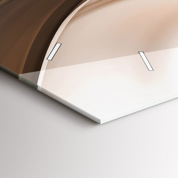 Vízszintes üvegóra Absztrakciós vonal