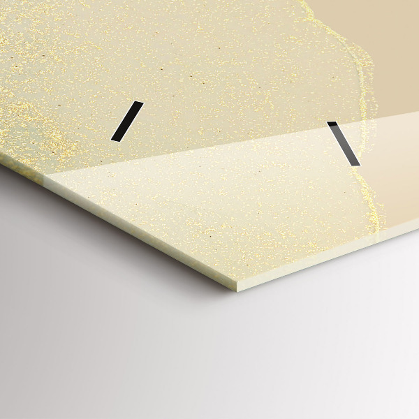 Vízszintes üvegóra Elegáns absztrakció