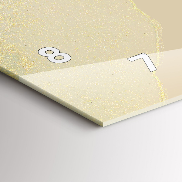 Vízszintes üvegóra Elegáns absztrakció