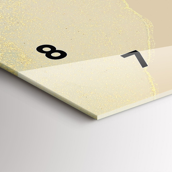 Vízszintes üvegóra Elegáns absztrakció