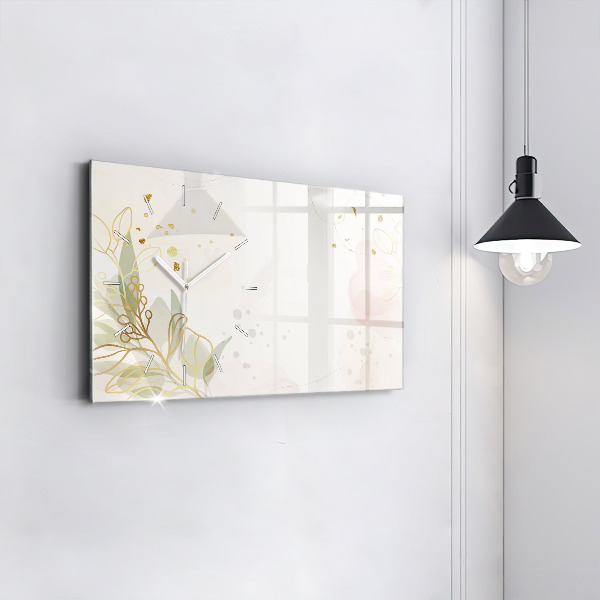 Vízszintes üvegóra Pasztell absztrakció