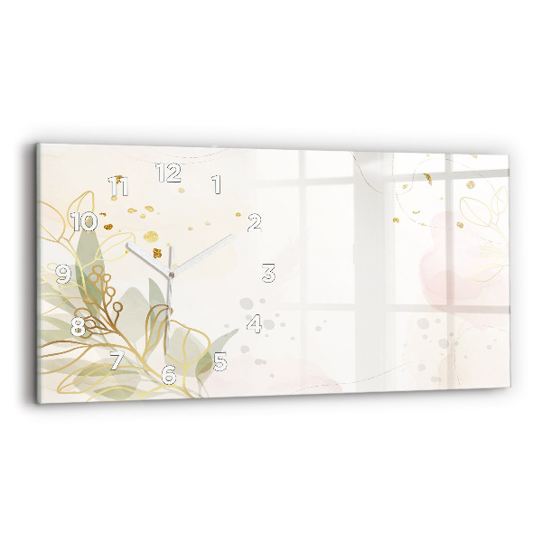 Vízszintes üvegóra Pasztell absztrakció