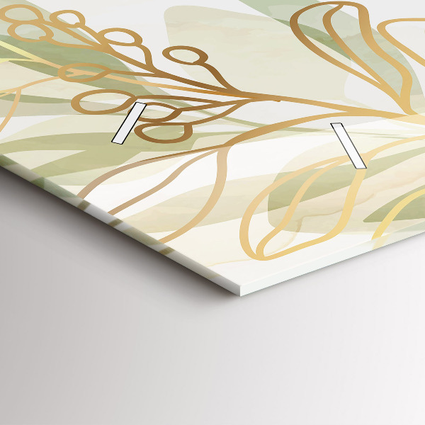 Vízszintes üvegóra Pasztell absztrakció