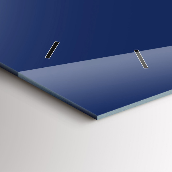 Vízszintes üvegóra Sötétkék színű