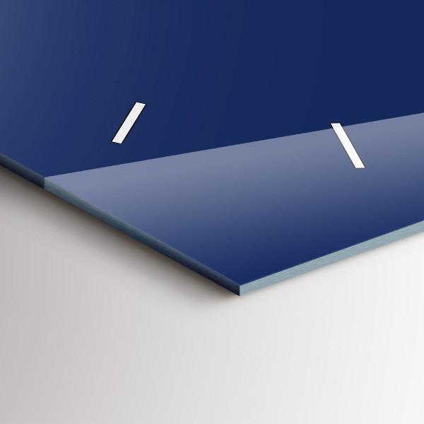 Vízszintes üvegóra Sötétkék színű