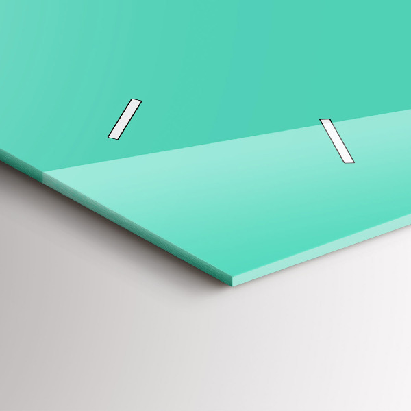 Vízszintes üvegóra Türkiz színű