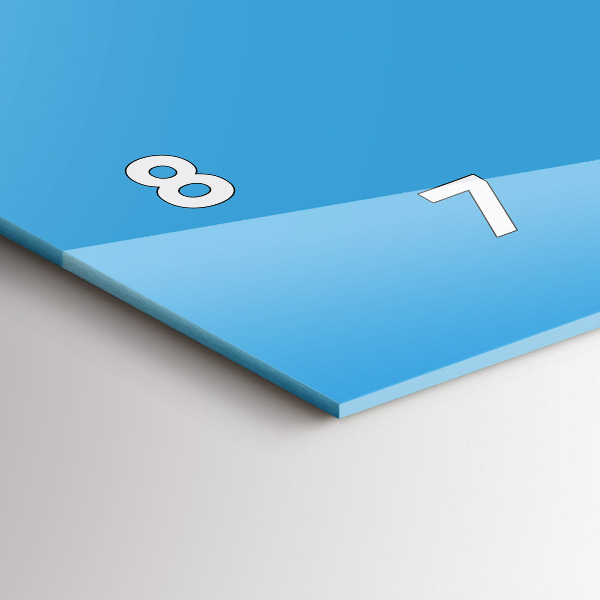 Vízszintes üvegóra Szín kék