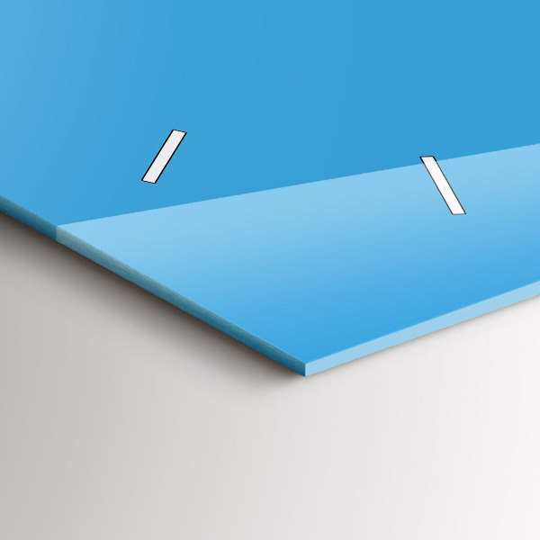 Vízszintes üvegóra Szín kék