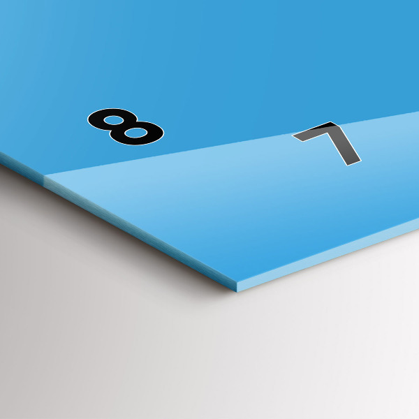 Vízszintes üvegóra Szín kék