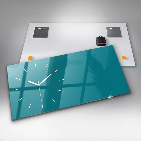 Vízszintes üvegóra Tenger színe