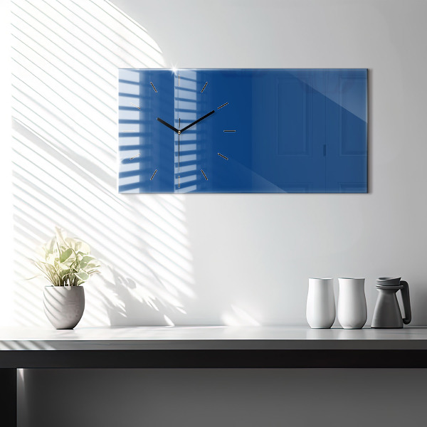 Vízszintes üvegóra Kék szín