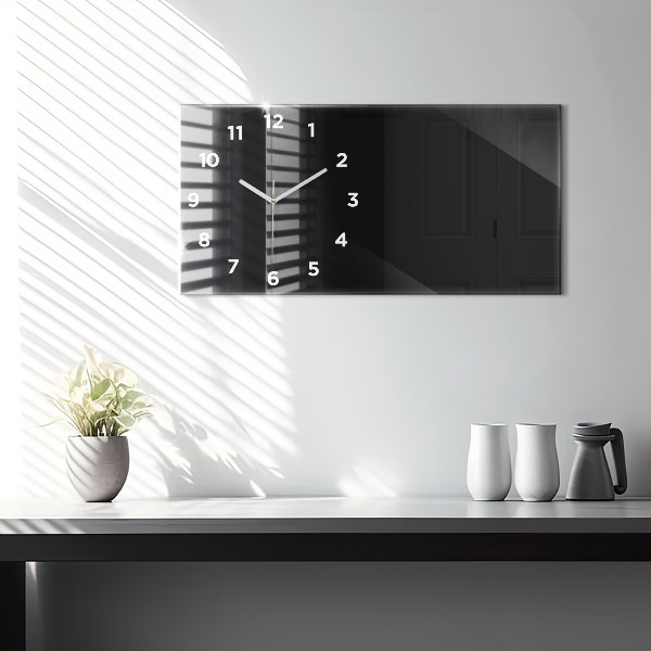 Vízszintes üvegóra Szín fekete