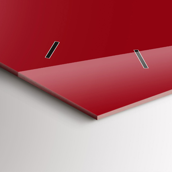 Vízszintes üvegóra Piros szín