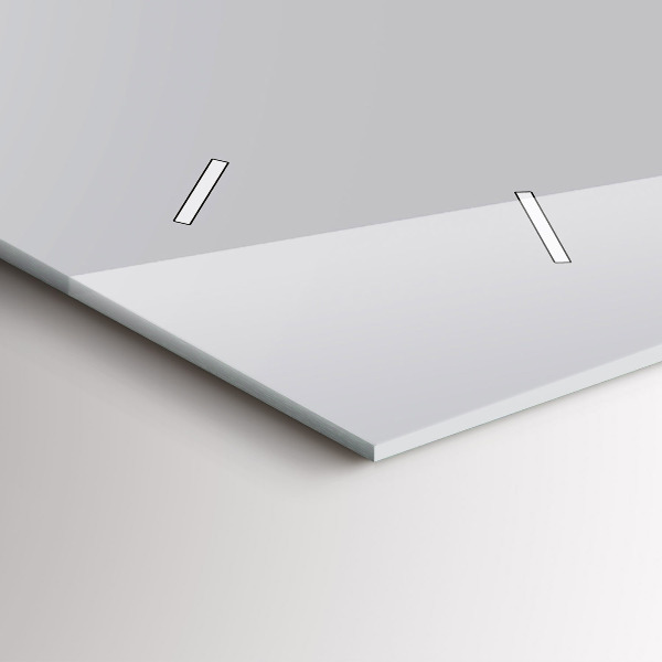 Vízszintes üvegóra Szín világos szürke