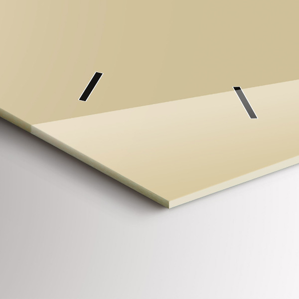 Vízszintes üvegóra Bézs színű