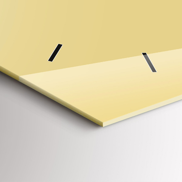 Vízszintes üvegóra Krém színű