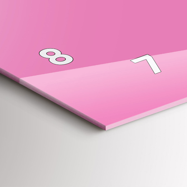 Vízszintes üvegóra Szín rózsaszín