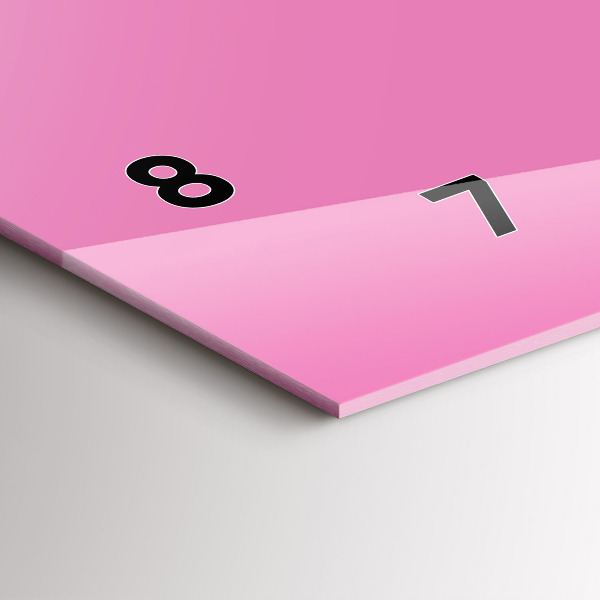 Vízszintes üvegóra Szín rózsaszín