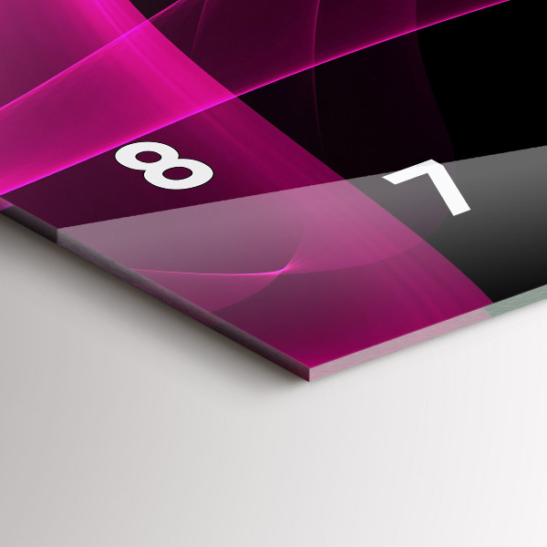 Vízszintes üvegóra Rózsaszín absztrakció